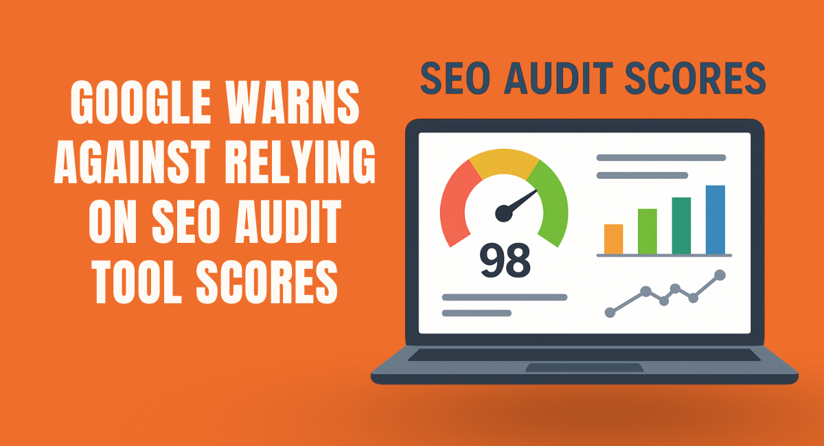 Google warning against SEO audit tool scores